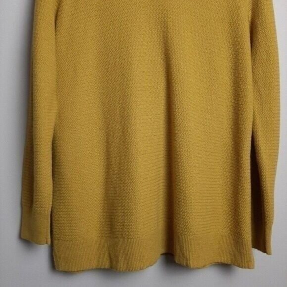 GAP Brooklyn V-neck Light Sweater Mustard Yellow Sz XL - Picture 4 of 8